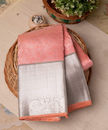Valiba Archaic Traditional Kanchi Soft Silk Sari With Attached Blouse Kanjivaram Saree
