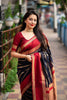 Prodigal Navy Blue Soft Silk Saree