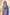 Rama Blue Soft Silk Floral Border Contrast Zari Woven Saree