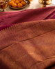 Maroon Luxurious Soft Banarasi Silk Saree