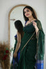 Stuti Green-blue Cotton Silk Saree