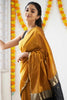 Yellow Color Premium Cotton Silk Saree