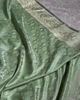 Shailee - Mint Green Satin Katan Silk Saree with Floral Zari Weave