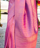 Tempting Purple Kanjivaram Silk Saree
