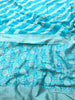 Valiba Beautiful Firozi Rich Pallu And Jacquard Saree