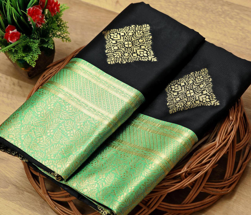 Valiba Soft Silk Rich Pallu & Jacquard Work Saree