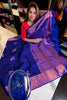 Fantabulous Royal Blue Soft Banarasi Silk Saree With Inimitable Blouse Piece