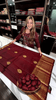 Eclat Maroon Soft Banarasi Silk Saree With Flameboyant Blouse Piece