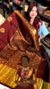 Moiety Maroon Soft Banarasi Silk Saree With Traditional Blouse Piece