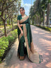 Green Banarasi Katan Soft Silk Saree