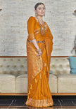 Banarasi Katan Silk Zari Woven Magenta Colour Saree