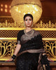 Shivi  – Black Banarasi Silk Saree with Jacquard Zari Border