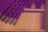 Lilac Purple Banarasi Silk Saree