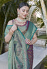 Purple Colour Kanchipuram Tissue Silk Saree