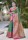 Green Colour Kanchipuram Tissue Silk Saree