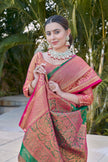 Green Colour Kanchipuram Tissue Silk Saree