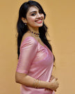 Vitality Pink Banarasi Silk Saree