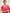 Carmine Pink Banarasi Silk Saree
