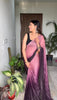 Dual-Tone Mauve to Plum Satin Saree – Soft Flow & Modern Drape