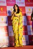 Sunlit Bloom Yellow Georgette Saree – Fresh, Flowing, Floral