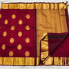 Meenal - Maroon Soft Banarasi Silk Saree with Jacquard Weaving