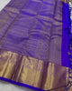 Akruti - Blue Banarasi Silk Saree with Zari Weaving Border