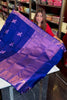 Aastha - Royal Blue Soft Silk Saree with Jacquard Woven Motifs