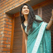 Samaira - Firozi Soft Silk Saree with Subtle Jacquard and Matching Blouse