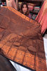 Aastha - Navy Bue Soft Silk Saree with Jacquard Woven Motifs