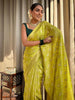 Jamsa Yellow Banarasi Silk Saree