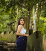 Navy Blue With Silver Patta Soft Banarasi Silk Traditional Saree