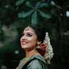 Rama Green Color Banarasi Soft Silk Saree