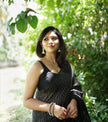 Black Banarasi Soft Silk Saree With Weaving Work