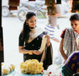 Black Soft Lichi Silk Cloth Saree