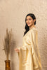Cream Banarasi Silk Saree