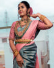 Alluring Firozi Soft Silk Saree
