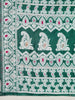 Enigmatic Green Cotton Silk Saree