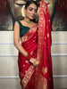 Bewitching Red Soft Silk Saree