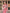 Peach & pink Floral Printed Cotton Silk Saree
