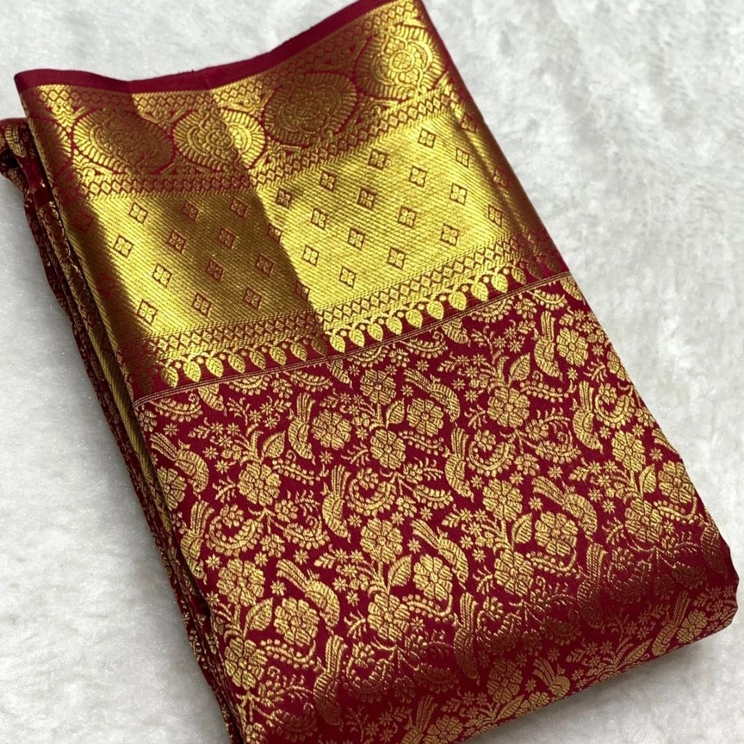 Royal Rani Pink Banarasi Silk Saree with Rich Gold Zari Weaving | Traditional Wedding & Festive Wear