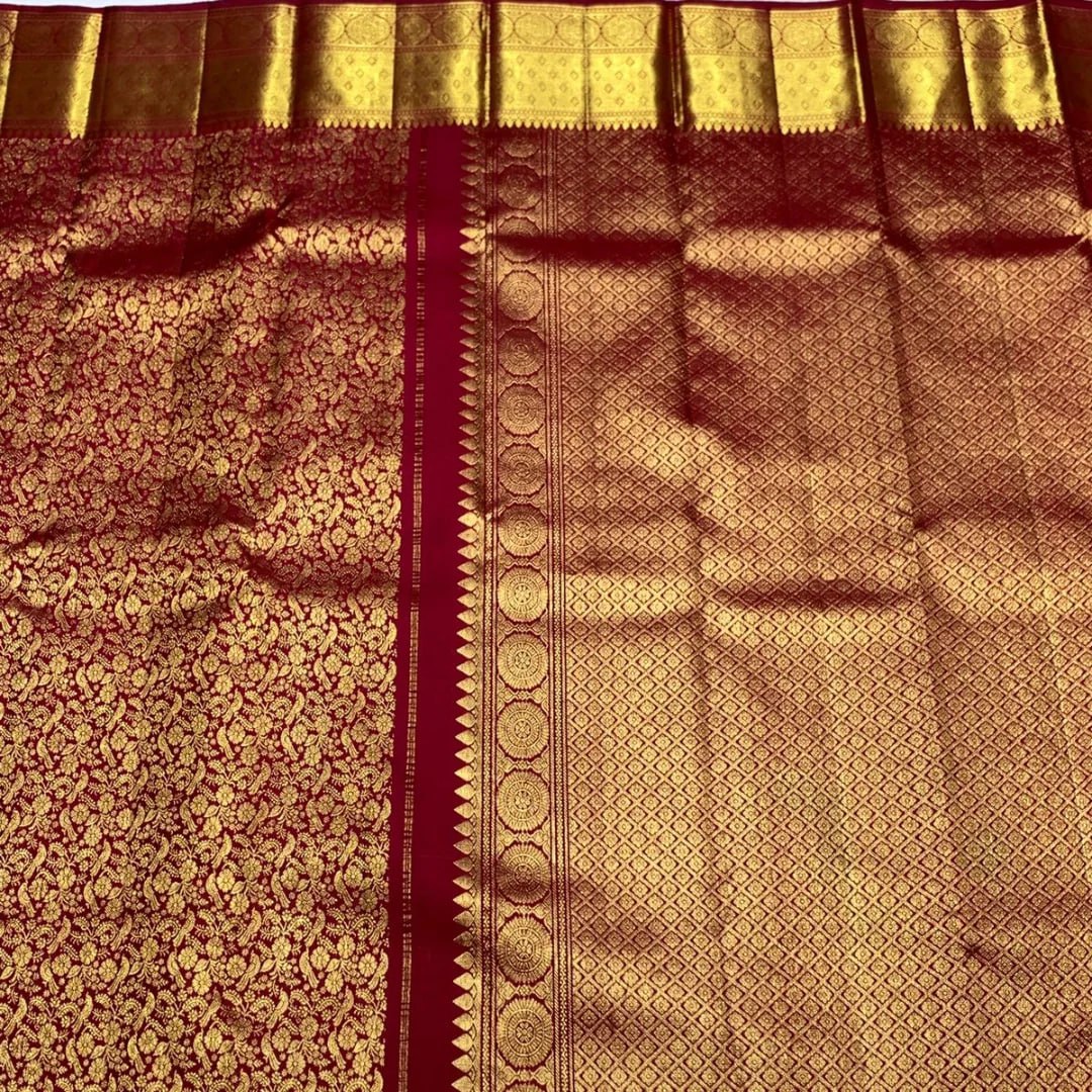 Royal Rani Pink Banarasi Silk Saree with Rich Gold Zari Weaving | Traditional Wedding & Festive Wear