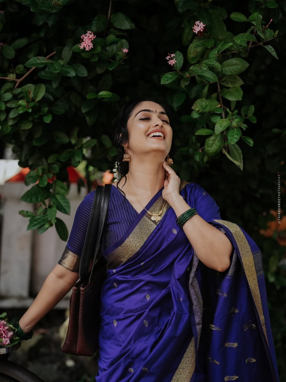 Royal Indigo Blue Banarasi Silk Saree with Elegant Gold Zari Border | Classic Traditional & Festive Wear