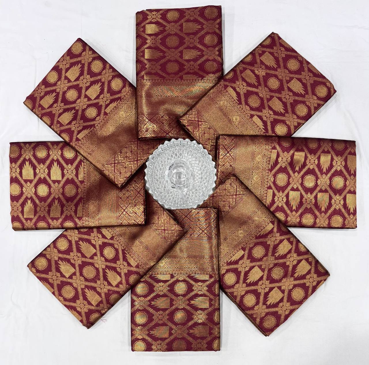 Royal Antique Gold Kanjivaram Silk Saree with Temple Zari Border & Rich Pallu | Premium Wedding Traditional Saree