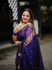 Sharvitha – Cotton Silk Saree in Royal Purple