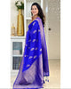 Bhavika – Banarasi Soft Silk Saree in Royal Blue
