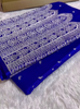 Royal Blue Banarasi Silk Saree With Heavy Silver Zari Work