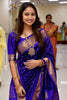 Neyra – Blue Soft Silk Saree with jacquard weaving work